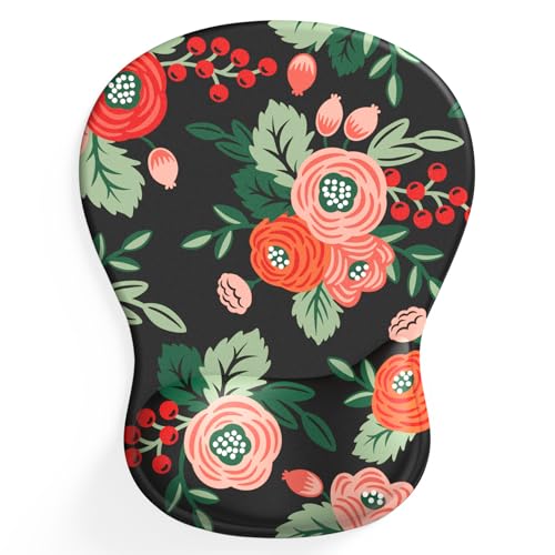 BOCHEERY Bequemes Mauspad mit Gel-Handgelenkauflage, ergonomisches Mauspad zur Schmerzlinderung, glatte Handgelenkstützfläche und rutschfeste PU-Basis für Computer, Laptop, Büro und Zuhause (A04 BOCHEERY Bequemes Mauspad mit Gel-Handgelenkauflage, ergonomisches Mauspad zur Schmerzlinderung, glatte Handgelenkstützfläche und rutschfeste PU-Basis für Computer, Laptop, Büro und Zuhause (A04 von BOCHEERY