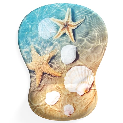BOCHEERY Bequemes Mauspad mit Gel-Handgelenkauflage, ergonomisches Mauspad zur Schmerzlinderung, glatte Handgelenkstützfläche und rutschfeste PU-Basis für Computer, Laptop, Büro und Zuhause (A06 BOCHEERY Bequemes Mauspad mit Gel-Handgelenkauflage, ergonomisches Mauspad zur Schmerzlinderung, glatte Handgelenkstützfläche und rutschfeste PU-Basis für Computer, Laptop, Büro und Zuhause (A06 von BOCHEERY