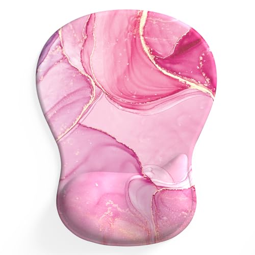 BOCHEERY Bequemes Mauspad mit Gel-Handgelenkauflage, ergonomisches Mauspad zur Schmerzlinderung, glatte Handgelenkstützfläche und rutschfeste PU-Basis für Computer, Laptop, Büro und Zuhause (B03 BOCHEERY Bequemes Mauspad mit Gel-Handgelenkauflage, ergonomisches Mauspad zur Schmerzlinderung, glatte Handgelenkstützfläche und rutschfeste PU-Basis für Computer, Laptop, Büro und Zuhause (B03 von BOCHEERY