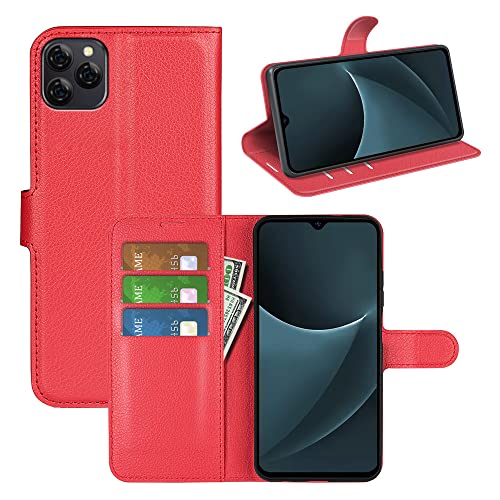 BOCTECH Hülle für Blackview A95, Handyhülle PU Leder Klappbar Schutzhülle Klapphülle mit Ständer, Kartenfach, Magnetschnalle Stoßfest Flip Cover Case Tasche für Blackview A95, Rot BOCTECH Hülle für Blackview A95, Handyhülle PU Leder Klappbar Schutzhülle Klapphülle mit Ständer, Kartenfach, Magnetschnalle Stoßfest Flip Cover Case Tasche für Blackview A95, Rot von BOCTECH
