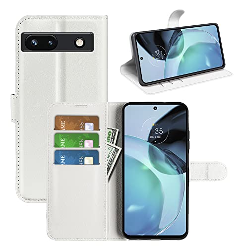BOCTECH Hülle für Google Pixel 7A, Handyhülle PU Leder Klappbar Schutzhülle Klapphülle mit Ständer, Kartenfach, Magnetschnalle Stoßfest Flip Cover Case Tasche für Google Pixel 7A, Weiß BOCTECH Hülle für Google Pixel 7A, Handyhülle PU Leder Klappbar Schutzhülle Klapphülle mit Ständer, Kartenfach, Magnetschnalle Stoßfest Flip Cover Case Tasche für Google Pixel 7A, Weiß von BOCTECH