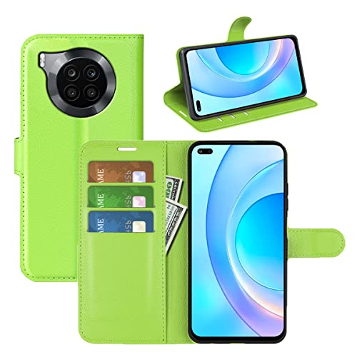 BOCTECH Hülle für Honor 50 Lite/Huawei Nova 8i, Handyhülle PU Leder Klappbar Schutzhülle Klapphülle mit Ständer, Kartenfach, Magnetschnalle Stoßfest Flip Cover Case Tasche, Grün BOCTECH Hülle für Honor 50 Lite/Huawei Nova 8i, Handyhülle PU Leder Klappbar Schutzhülle Klapphülle mit Ständer, Kartenfach, Magnetschnalle Stoßfest Flip Cover Case Tasche, Grün von BOCTECH
