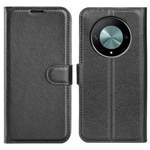 BOCTECH Hülle für Honor Magic6 Lite 5G, Handyhülle PU Leder Klappbar Schutzhülle Klapphülle mit Ständer, Kartenfach, Magnetschnalle Stoßfest Flip Cover Case Tasche für Honor Magic 6 Lite, Schwarz BOCTECH Hülle für Honor Magic6 Lite 5G, Handyhülle PU Leder Klappbar Schutzhülle Klapphülle mit Ständer, Kartenfach, Magnetschnalle Stoßfest Flip Cover Case Tasche für Honor Magic 6 Lite, Schwarz von BOCTECH