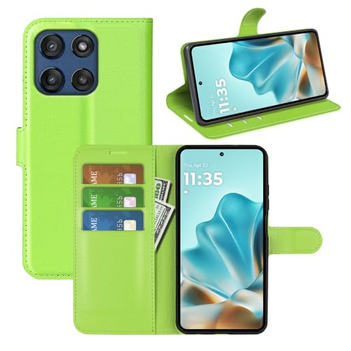 BOCTECH Hülle für Motorola Edge 60 Fusion, Handyhülle PU Leder Klappbar Schutzhülle Klapphülle mit Ständer, Kartenfach, Magnetschnalle Stoßfest Flip Case Tasche für Moto Edge 60 Fusion, Grün BOCTECH Hülle für Motorola Edge 60 Fusion, Handyhülle PU Leder Klappbar Schutzhülle Klapphülle mit Ständer, Kartenfach, Magnetschnalle Stoßfest Flip Case Tasche für Moto Edge 60 Fusion, Grün von BOCTECH