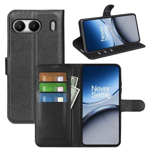 BOCTECH Hülle für OnePlus Nord 4 5G, Handyhülle PU Leder Klappbar Schutzhülle Klapphülle mit Ständer, Kartenfach, Magnetschnalle Stoßfest Flip Cover Case Tasche für OnePlus Nord 4 5G, Schwarz BOCTECH Hülle für OnePlus Nord 4 5G, Handyhülle PU Leder Klappbar Schutzhülle Klapphülle mit Ständer, Kartenfach, Magnetschnalle Stoßfest Flip Cover Case Tasche für OnePlus Nord 4 5G, Schwarz von BOCTECH