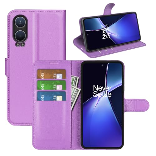 BOCTECH Hülle für Oneplus Nord CE 4 Lite, Handyhülle PU Leder Klappbar Schutzhülle Klapphülle mit Ständer, Kartenfach, Magnetschnalle Stoßfest Flip Cover Case Tasche für Oneplus Nord CE 4 Lite, Lila BOCTECH Hülle für Oneplus Nord CE 4 Lite, Handyhülle PU Leder Klappbar Schutzhülle Klapphülle mit Ständer, Kartenfach, Magnetschnalle Stoßfest Flip Cover Case Tasche für Oneplus Nord CE 4 Lite, Lila von BOCTECH