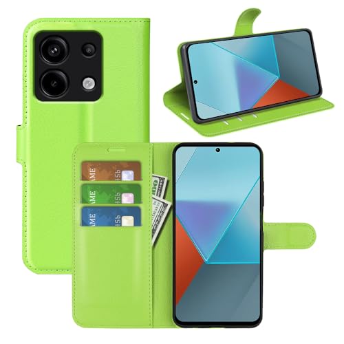 BOCTECH Hülle für Redmi Note 13 Pro 5G / Poco X6 5G, Handyhülle PU Leder Klappbar Schutzhülle Klapphülle mit Ständer, Kartenfach, Magnetschnalle Stoßfest Flip Case Tasche für Poco X6 5G, Grün BOCTECH Hülle für Redmi Note 13 Pro 5G / Poco X6 5G, Handyhülle PU Leder Klappbar Schutzhülle Klapphülle mit Ständer, Kartenfach, Magnetschnalle Stoßfest Flip Case Tasche für Poco X6 5G, Grün von BOCTECH
