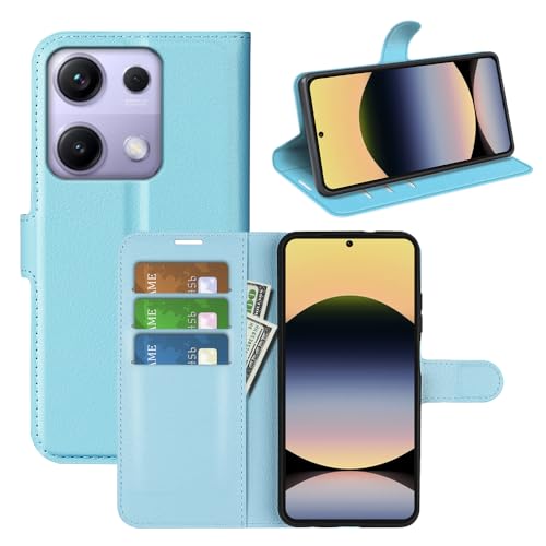 BOCTECH Hülle für Redmi Note 14s, Handyhülle PU Leder Klappbar Schutzhülle Klapphülle mit Ständer, Kartenfach, Magnetschnalle Stoßfest Flip Cover Case Tasche für Redmi Note 14s, Blau BOCTECH Hülle für Redmi Note 14s, Handyhülle PU Leder Klappbar Schutzhülle Klapphülle mit Ständer, Kartenfach, Magnetschnalle Stoßfest Flip Cover Case Tasche für Redmi Note 14s, Blau von BOCTECH