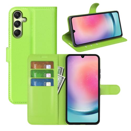 BOCTECH Hülle für Samsung Galaxy A16 5G, Handyhülle PU Leder Klappbar Schutzhülle Klapphülle mit Ständer, Kartenfach, Magnetschnalle Stoßfest Flip Cover Case Tasche für Samsung A16 5G, Grün BOCTECH Hülle für Samsung Galaxy A16 5G, Handyhülle PU Leder Klappbar Schutzhülle Klapphülle mit Ständer, Kartenfach, Magnetschnalle Stoßfest Flip Cover Case Tasche für Samsung A16 5G, Grün von BOCTECH