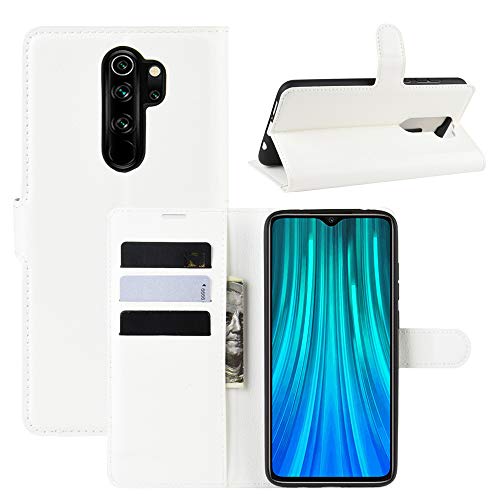 BOCTECH Hülle für Xiaomi Redmi Note 8 Pro, Handyhülle PU Leder Klappbar Schutzhülle Klapphülle mit Ständer, Kartenfach, Magnetschnalle Stoßfest Flip Cover Case Tasche für Redmi Note 8 Pro, Weiß BOCTECH Hülle für Xiaomi Redmi Note 8 Pro, Handyhülle PU Leder Klappbar Schutzhülle Klapphülle mit Ständer, Kartenfach, Magnetschnalle Stoßfest Flip Cover Case Tasche für Redmi Note 8 Pro, Weiß von BOCTECH