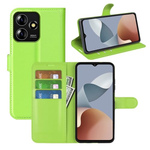 BOCTECH Hülle für ZTE Blade A73 4G, Handyhülle PU Leder Klappbar Schutzhülle Klapphülle mit Ständer, Kartenfach, Magnetschnalle Stoßfest Flip Cover Case Tasche für ZTE Blade A73 4G, Grün BOCTECH Hülle für ZTE Blade A73 4G, Handyhülle PU Leder Klappbar Schutzhülle Klapphülle mit Ständer, Kartenfach, Magnetschnalle Stoßfest Flip Cover Case Tasche für ZTE Blade A73 4G, Grün von BOCTECH