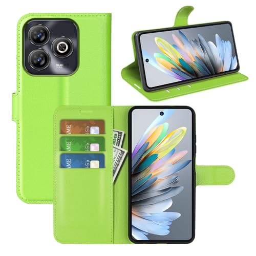 BOCTECH Hülle für ZTE Blade A75 4G, Handyhülle PU Leder Klappbar Schutzhülle Klapphülle mit Ständer, Kartenfach, Magnetschnalle Stoßfest Flip Cover Case Tasche für ZTE Blade A75 4G, Grün BOCTECH Hülle für ZTE Blade A75 4G, Handyhülle PU Leder Klappbar Schutzhülle Klapphülle mit Ständer, Kartenfach, Magnetschnalle Stoßfest Flip Cover Case Tasche für ZTE Blade A75 4G, Grün von BOCTECH
