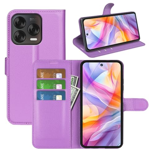BOCTECH Hülle für ZTE Blade V70 Vita, Handyhülle PU Leder Klappbar Schutzhülle Klapphülle mit Ständer, Kartenfach, Magnetschnalle Stoßfest Flip Cover Case Tasche für ZTE Blade V70 Vita, Lila BOCTECH Hülle für ZTE Blade V70 Vita, Handyhülle PU Leder Klappbar Schutzhülle Klapphülle mit Ständer, Kartenfach, Magnetschnalle Stoßfest Flip Cover Case Tasche für ZTE Blade V70 Vita, Lila von BOCTECH