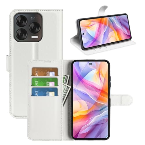 BOCTECH Hülle für ZTE Blade V70 Vita, Handyhülle PU Leder Klappbar Schutzhülle Klapphülle mit Ständer, Kartenfach, Magnetschnalle Stoßfest Flip Cover Case Tasche für ZTE Blade V70 Vita, Weiß BOCTECH Hülle für ZTE Blade V70 Vita, Handyhülle PU Leder Klappbar Schutzhülle Klapphülle mit Ständer, Kartenfach, Magnetschnalle Stoßfest Flip Cover Case Tasche für ZTE Blade V70 Vita, Weiß von BOCTECH