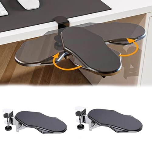 2 Stück Ergonomics Schreibtisch Erweiterung, Schreibtisch Armauflage Faltbare handgelenkauflage Ellbogen Rmauflage stanzfreie Klemmung Tischhalterung Ablage Computer Ellenbogen Armstütze 2 Stück Ergonomics Schreibtisch Erweiterung, Schreibtisch Armauflage Faltbare handgelenkauflage Ellbogen Rmauflage stanzfreie Klemmung Tischhalterung Ablage Computer Ellenbogen Armstütze von BODYGAD
