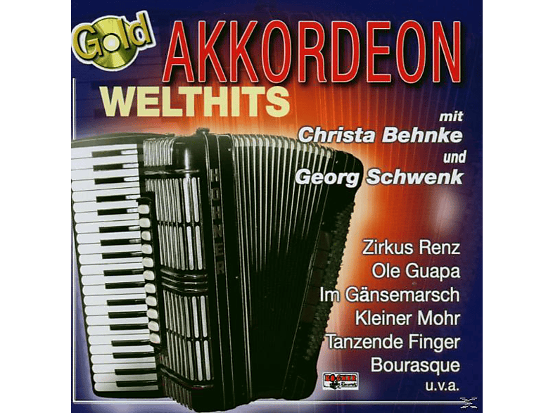 Christa Behnke - Akkordeon Welthits, Gold (CD) von BOGNER