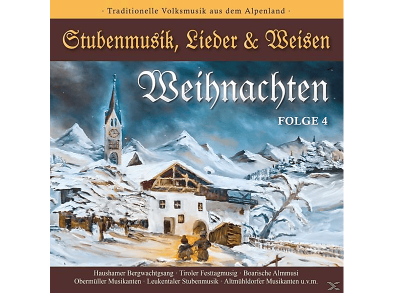 VARIOUS - WEIHNACHTEN-Stubenmusik,Lieder & Weisen 4 (CD) von BOGNER