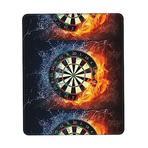 Mauspad, Darts-Brett, Mauspad, rutschfeste Gummiunterseite, Schreibtischunterlage für Laptop, Computer, Büro, 25 x 30 cm Mauspad, Darts-Brett, Mauspad, rutschfeste Gummiunterseite, Schreibtischunterlage für Laptop, Computer, Büro, 25 x 30 cm von BOHHO