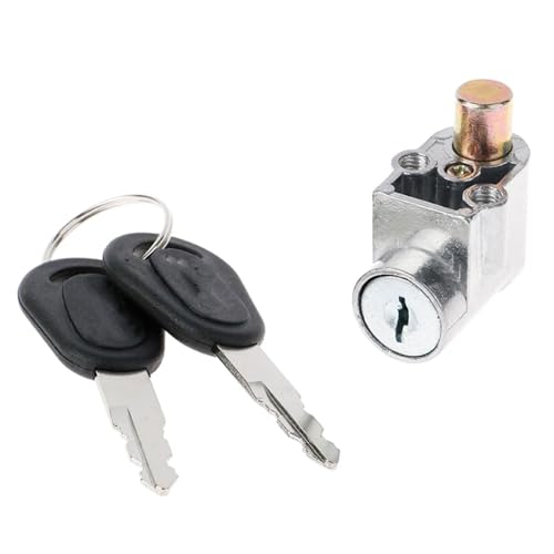 Zündschloss Motorrad 1 Set Batterie Sicherheit Pack Box Schloss Zündschloss + 2 Schlüssel Für Motorrad Elektrische Fahrrad Roller E-Bike Metall Motorrad Teile Zündschalter Motorrad Zündschloss Motorrad 1 Set Batterie Sicherheit Pack Box Schloss Zündschloss + 2 Schlüssel Für Motorrad Elektrische Fahrrad Roller E-Bike Metall Motorrad Teile Zündschalter Motorrad von BOHHO
