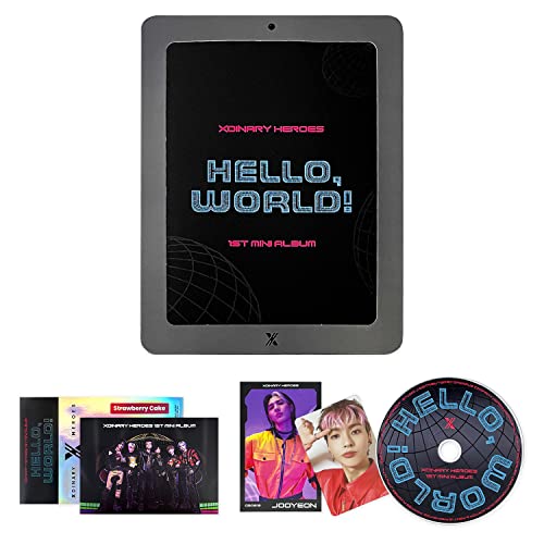 Xdinary-heroes - 1st Mini Album [Hello, world!] (PRACTICE SESSION Ver.) Photobook + CD-R + Photocard + Folding Photocard + Popup Card + Hologram Sticker + 3 Extra Photocards von BOHJTE