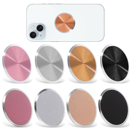 BOHUIZ 8 Stück Metallplatten für magnetische Autohalterung, Ersatz runder Patch der magnetischen Handyhalterung, universelle runde Metallscheibe mit stark haftenden Handyhalter-Aufklebern BOHUIZ 8 Stück Metallplatten für magnetische Autohalterung, Ersatz runder Patch der magnetischen Handyhalterung, universelle runde Metallscheibe mit stark haftenden Handyhalter-Aufklebern von BOHUIZ
