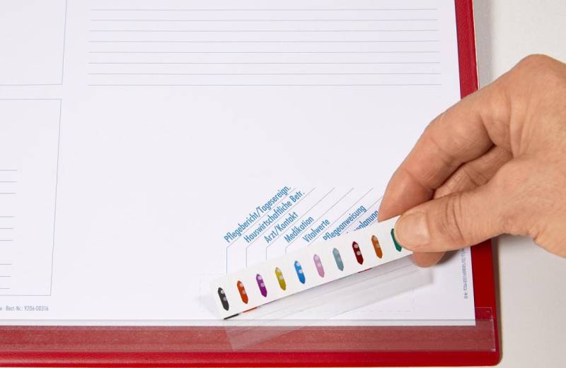 BOI DOKUTECH Signalleisten Kunststoff grün, orange, rot, türkis, rosa, blau, ... von BOI DOKUTECH