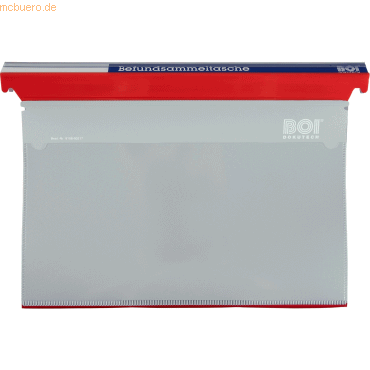 BOI BOI-Befundmappe 9108-00317 Bügel 2 Deckel rot von BOI