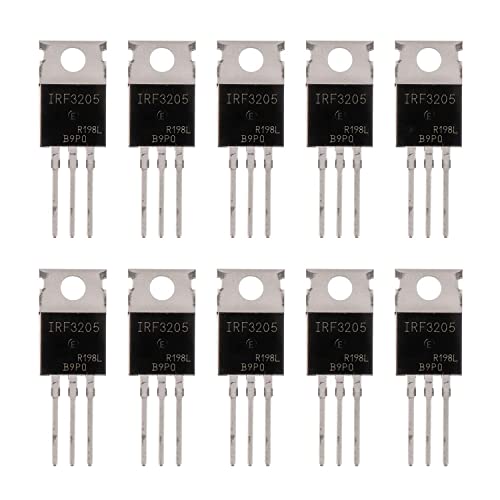 BOJACK IRF3205 MOSFET Transistoren 110 A 55 V N-Kanal Leistungs MOSFET TO-220AB (Packung mit 10 Stück) von BOJACK