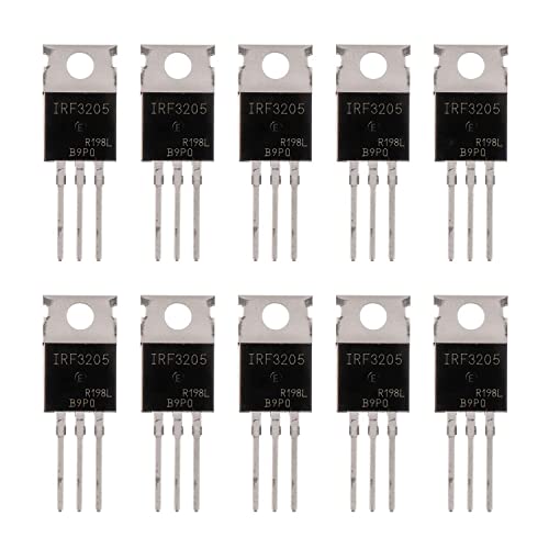 BOJACK IRF3205 MOSFET Transistoren 110 A 55 V N-Kanal Leistungs MOSFET TO-220AB (Packung mit 10 Stück) von BOJACK