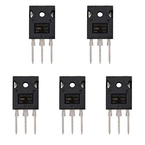 BOJACK IRFP260 MOSFET-Transistoren IRFP260N 50 A 200 V N-Kanal-Leistungs-MOSFET IRFP260NPBF TO-247AC (Packung mit 5 Stück) von BOJACK