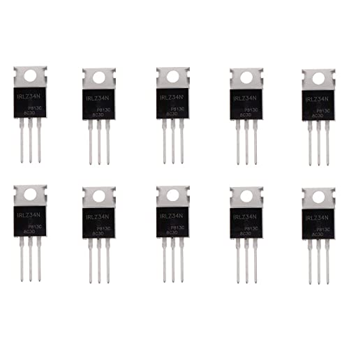 BOJACK IRLZ34N MOSFET 30 A 55 V IRLZ34NPBF N-Kanal Feld effekt transistoren TO-220AB (Packung mit 10 Stück) von BOJACK