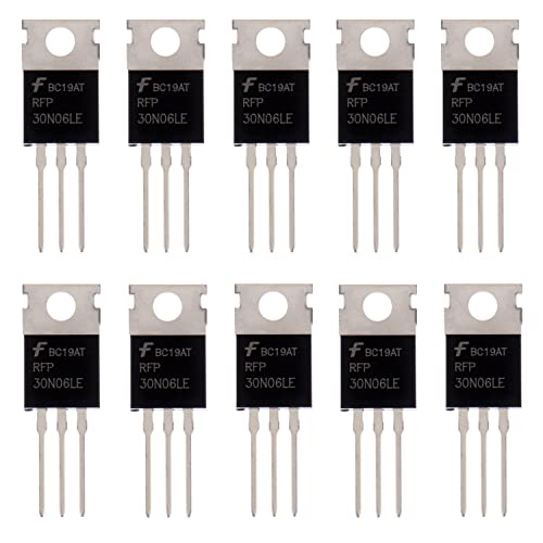 BOJACK RFP30N06LE MOSFET 30 A 60 V RFP30N06LE N-Kanal-MOSFET-Transistoren TO-220 (Packung mit 10 Stück) von BOJACK