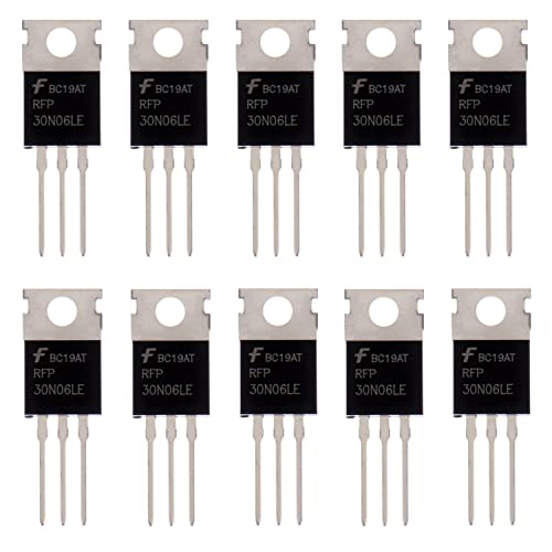 BOJACK RFP30N06LE MOSFET 30 A 60 V RFP30N06LE N-Kanal-MOSFET-Transistoren TO-220 (Packung mit 10 Stück) von BOJACK