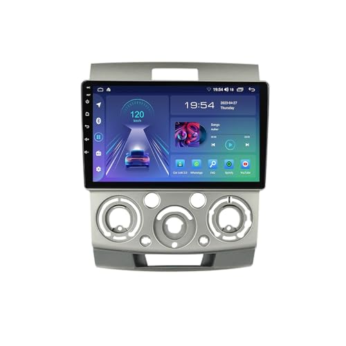 9 Zoll Touchscreen Android 11 Autoradio Multimedia Für Ford Ranger 2006-2011/Mazda BT-50/Ford Focus Mit Carplay Android Auto Bluetooth USB SWC DSP FM AM RDS WiFi + Lenkradsteuerung (Color : A, Size von BOJONI