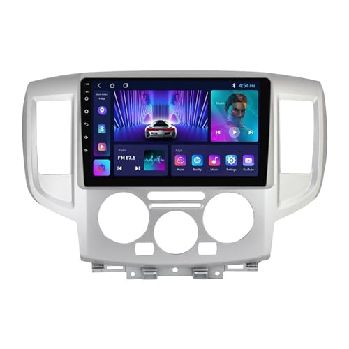 Android 12 Autoradio Für Nissan NV200 2011-2018 Mit Wireless CarPlay Android Auto 9 Zoll Touchscreen Autoradio Unterstützt GPS Navigation Bluetooth 5.0 HiFi Lenkradsteuerung + Rückfahrkamera (Size : von BOJONI