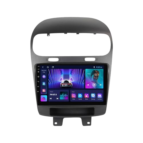 Autoradio Für Dodge Journey 2011-2020, 9 Zoll Android 12 Touchscreen Autoradio Mit Kabelloses Carplay Android Auto Bluetooth WiFi Unterstützt Lenkradsteuerung + AHD Rückfahrkamera (Size : M700S - 8 C von BOJONI