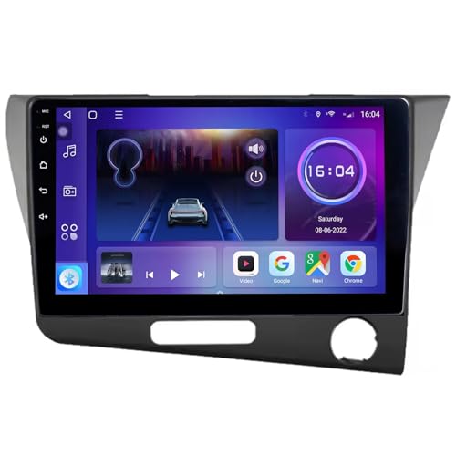 9 Zoll Android 14 Touchscreen Bildschirm Autoradio 2 Din für Honda CRZ Cr-z 2010-2016 mit Kabellosem Carplay Bluetooth GPS Navi Lenkradsteuerung Rückfahrkamera(RHD,F3 (6+128G)) von BOJONTN