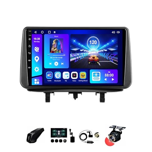 BOJONTN 9 Zoll Android 12 Autoradio 2 Din für Opel Meriva B 2009-2014 mit Rückfahrkamera Lenkradsteuerung Bluetooth GPS Navigation Kabelloses CarPlay WiFi Mikrofon (Size : S200 2+32G) von BOJONTN