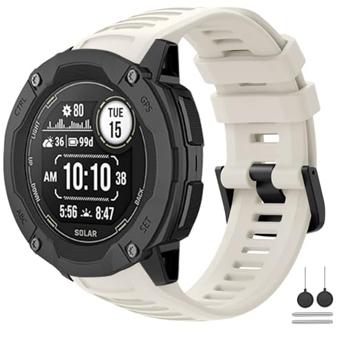 BOJYS Armband Kompatibel mit Garmin Instinct 2X, 26mm Weiches Silikon Ersatzbänder Atmungsaktiv Wasserdichtes Sport Armband für Garmin Instinct 2X/Instinct 2X Solar/Instinct 2X Solar Tactical BOJYS Armband Kompatibel mit Garmin Instinct 2X, 26mm Weiches Silikon Ersatzbänder Atmungsaktiv Wasserdichtes Sport Armband für Garmin Instinct 2X/Instinct 2X Solar/Instinct 2X Solar Tactical von BOJYS