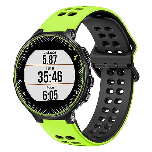 BOJYS Forerunner 235 Armband Silikon, Ersatzarmband Einstellbar Uhrenarmbänd Doppelte Farbe Sport Armband für Forerunner 735XT 235 235Lite 230 220 620 630 Approach S20 S6 S5 BOJYS Forerunner 235 Armband Silikon, Ersatzarmband Einstellbar Uhrenarmbänd Doppelte Farbe Sport Armband für Forerunner 735XT 235 235Lite 230 220 620 630 Approach S20 S6 S5 von BOJYS