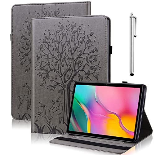 BOLELAW Hülle für iPad 2022 10.9 Zoll 10. Generation Case mit Stift und Stifthalter, Kartenschlitz Standfunktion Flip Fashion Schutzhülle für iPad 10th Gen Tablet Hülle, Gray von BOLELAW