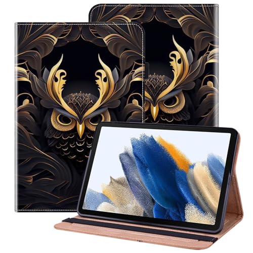 BOLELAW Hülle für iPad Pro 11 2022/2021/2020 11 Zoll PU Leder Folio Case mit Stifthalter, Kartenschlitz, Standfunktion Klapphülle für iPad Pro 11 2022 Tablet Hülle, Eule von BOLELAW