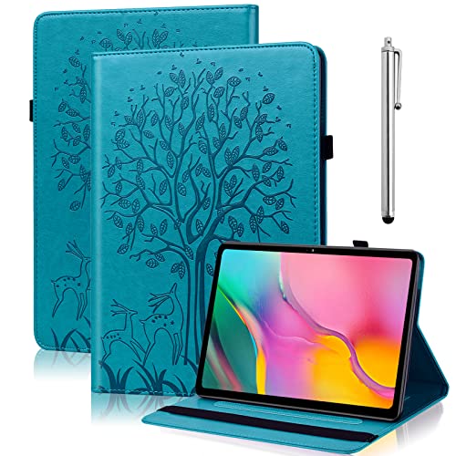 BOLELAW Hülle für iPad Pro 11 2022/2021/2020 11 Zoll mit Stift und Stifthalter, Kartenschlitz Standfunktion Flip Fashion Schutzhülle für iPad Pro 11 Tablet Hülle, Blau von BOLELAW