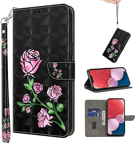 BOLELAW Hülle für iPhone 13 Pro Handyhülle, Kartensteckplatz Magnetverschluss Flip PU Leder Bemalte Muster Schutzhülle für iPhone 13 Pro, Eine Rose BOLELAW Hülle für iPhone 13 Pro Handyhülle, Kartensteckplatz Magnetverschluss Flip PU Leder Bemalte Muster Schutzhülle für iPhone 13 Pro, Eine Rose von BOLELAW