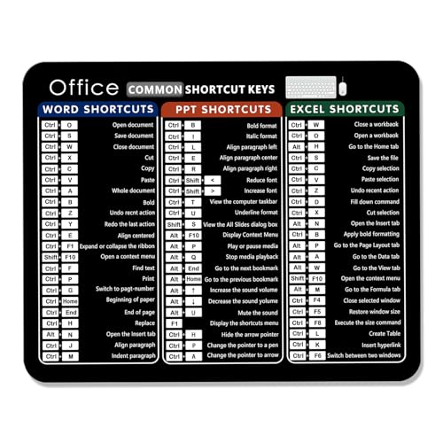 BOLELAW Mauspads 260 x 210 mm Gaming Mousepad mit Strapazierfähiger Naht und Rutschfester Gummibasis für Büro, Arbeit, Gaming, Studium, Laptop, Computer, PPT von BOLELAW