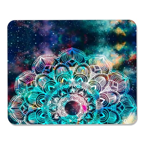 BOLELAW Mauspads 320 x 270 mm Gaming Mousepad mit Strapazierfähiger Naht und Rutschfester Gummibasis für Büro Arbeit Gaming Computer Studium Laptop, Buntes Mandala BOLELAW Mauspads 320 x 270 mm Gaming Mousepad mit Strapazierfähiger Naht und Rutschfester Gummibasis für Büro Arbeit Gaming Computer Studium Laptop, Buntes Mandala von BOLELAW