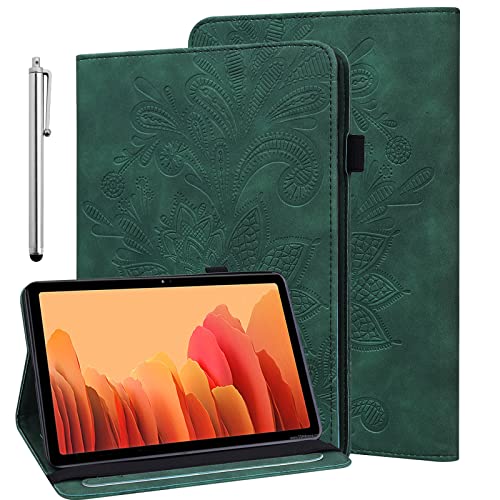 BOLELAW Tablet Hülle für Amazon Kindle Fire HD 8 & 8 Plus Tablet (12/10th Gen,2022/2020 Release) 8" mit Stylus, Ständer Flip PU Leder Schutzhülle für Kindle Fire HD 8 Tablet Hülle (Grün) von BOLELAW