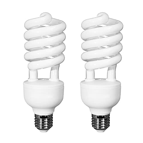 BOLLUMA 2 x Fotolampe 45W 220V 5500K CFL Fotoleuchte Tageslicht Spirallampe, Studioleuchte Energiesparlampe E27 Birne für Softbox, Fotostudio, Studiobeleuchtung, Videobeleuchtung BOLLUMA 2 x Fotolampe 45W 220V 5500K CFL Fotoleuchte Tageslicht Spirallampe, Studioleuchte Energiesparlampe E27 Birne für Softbox, Fotostudio, Studiobeleuchtung, Videobeleuchtung von BOLLUMA