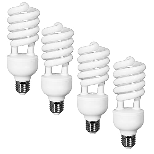 BOLLUMA 4 x Fotolampe 45W 220V 5500K Tageslicht Spirallampe, Energiesparlampe E27 Birne für Fotostudio Studiobeleuchtung Videobeleuchtung BOLLUMA 4 x Fotolampe 45W 220V 5500K Tageslicht Spirallampe, Energiesparlampe E27 Birne für Fotostudio Studiobeleuchtung Videobeleuchtung von BOLLUMA