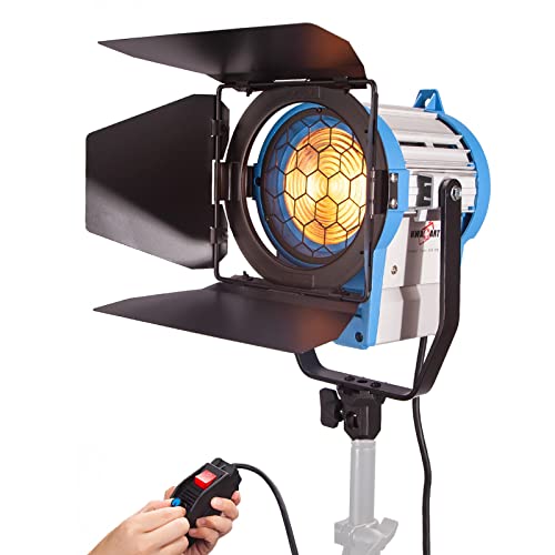 BOLLUMA Fotostudio Kit Beleuchtung Mandarin Video Fresnel Projektor 650W Dimmer Scheinwerfer Wolfram Licht Lampe Kinofilm mit Halogenlampe BOLLUMA Fotostudio Kit Beleuchtung Mandarin Video Fresnel Projektor 650W Dimmer Scheinwerfer Wolfram Licht Lampe Kinofilm mit Halogenlampe von BOLLUMA